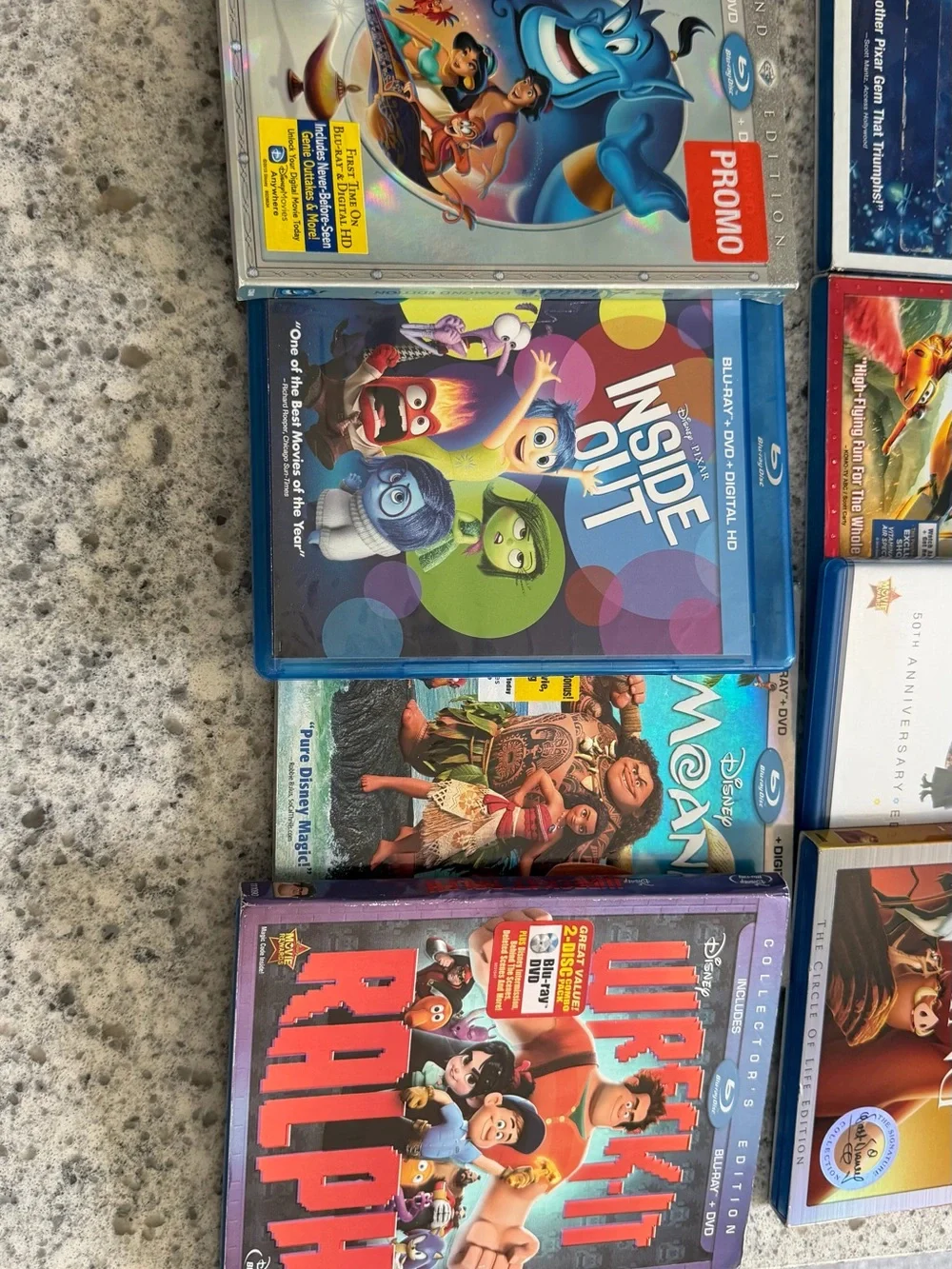 Disney pixar 12 movie bundle dvd blue ray